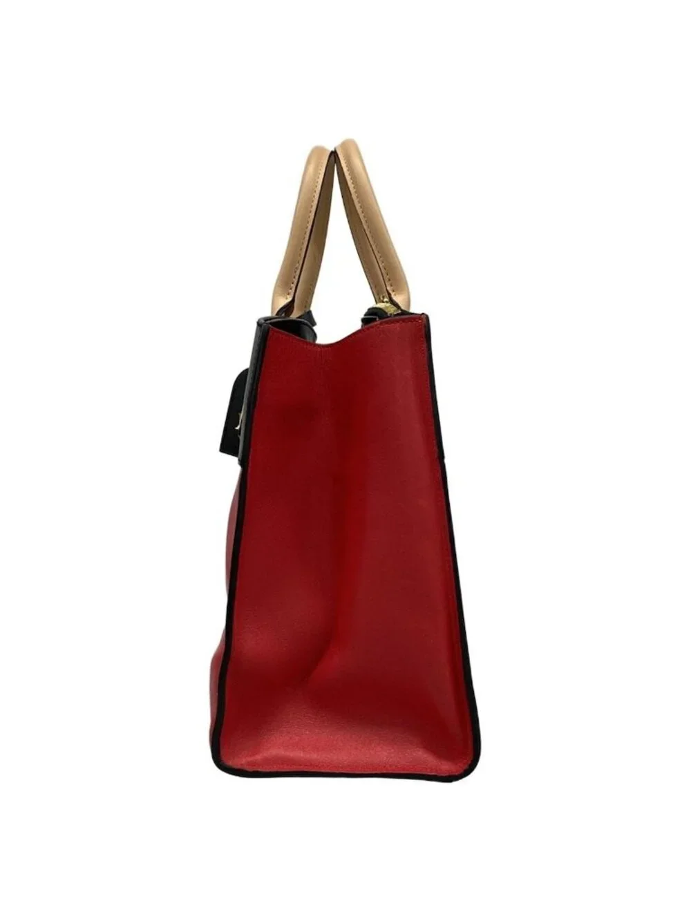 Louis Vuitton Handbag City Steamer MM Rouge Noir Leather - Picture 4 of 15